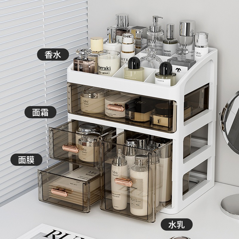 Luxury High End Skincare - 데스크탑 화장품 보관함, 고급 스킨케어 제품