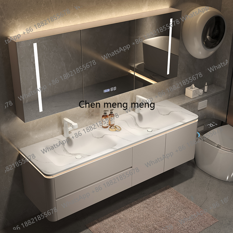 Luxury Skincare Accessories - 라이트 럭셔리 모던 욕실 캐비닛 거울