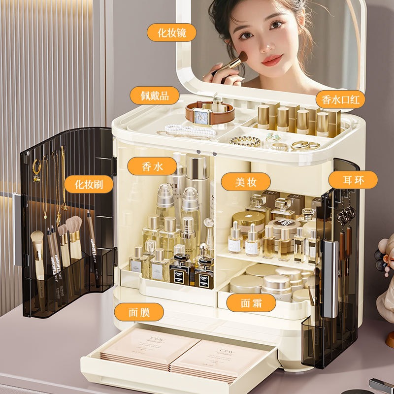 화장품 수납함, 거울, 고급스러운 느낌, 가벼운 럭셔리 - Luxury High End Skincare 리뷰 및 가격