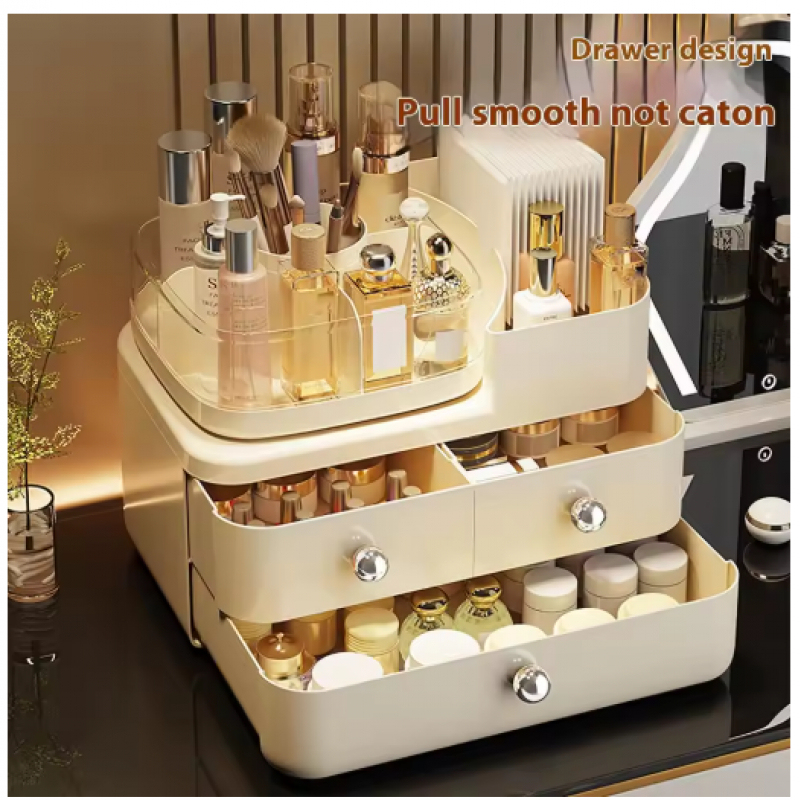 고급 크림 스타일 수납 서랍 데스크탑 화장대 스킨케어  - Luxury High End Skincare 리뷰 및 가격