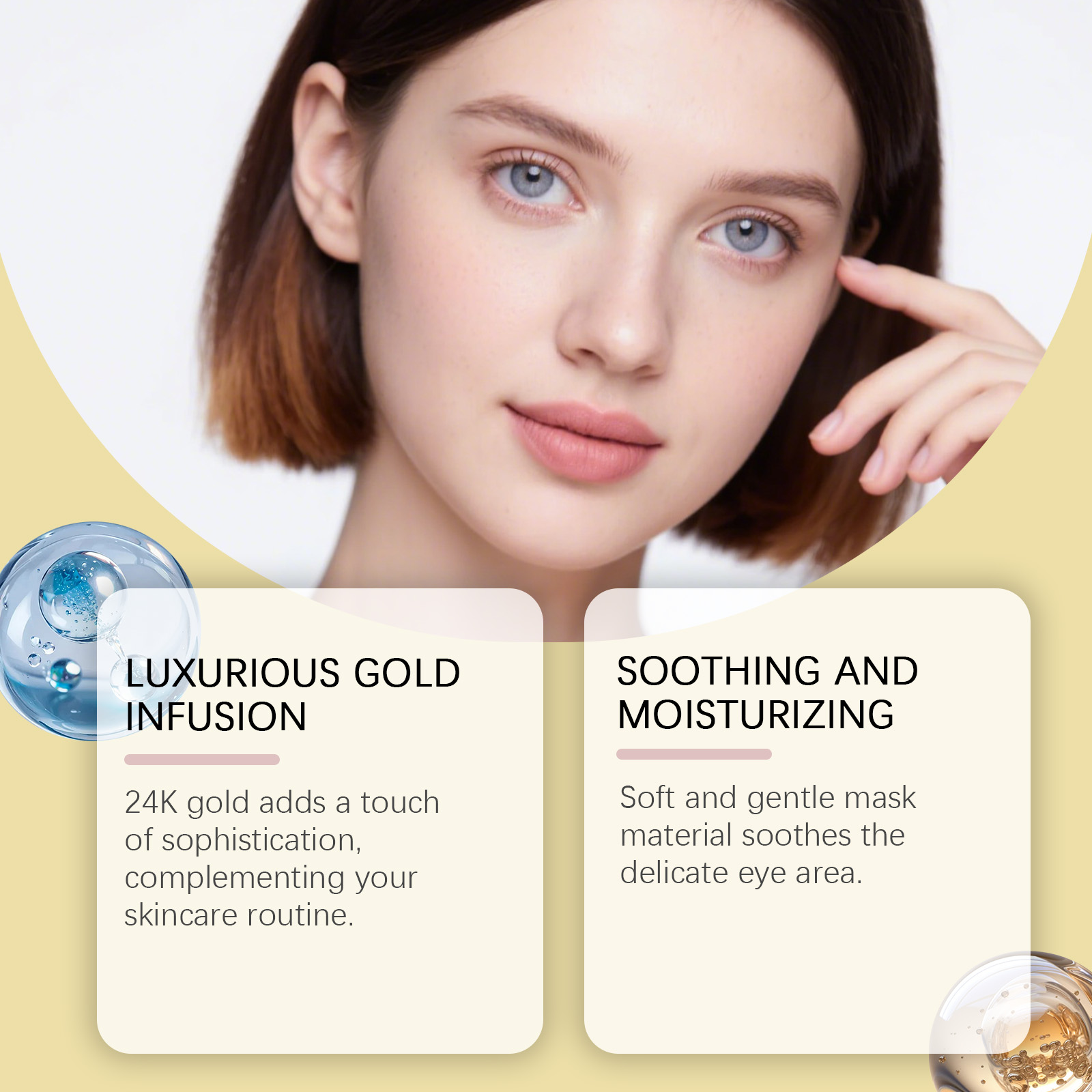 보습 및 재생 24k 골드 아이 마스크, 피부 장벽 보 - Luxury Skincare Treatments 리뷰 및 가격
