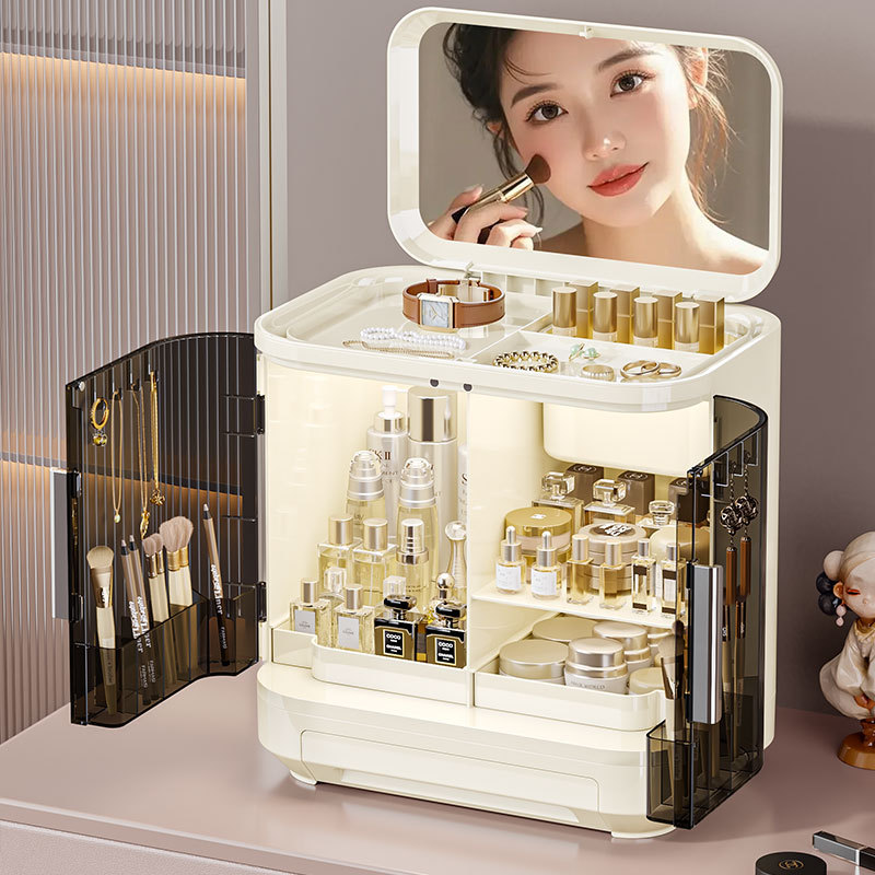 화장품 보관함(거울 포함), 고급스러운 조명 선반, 스 - Luxury High End Skincare 리뷰 및 가격