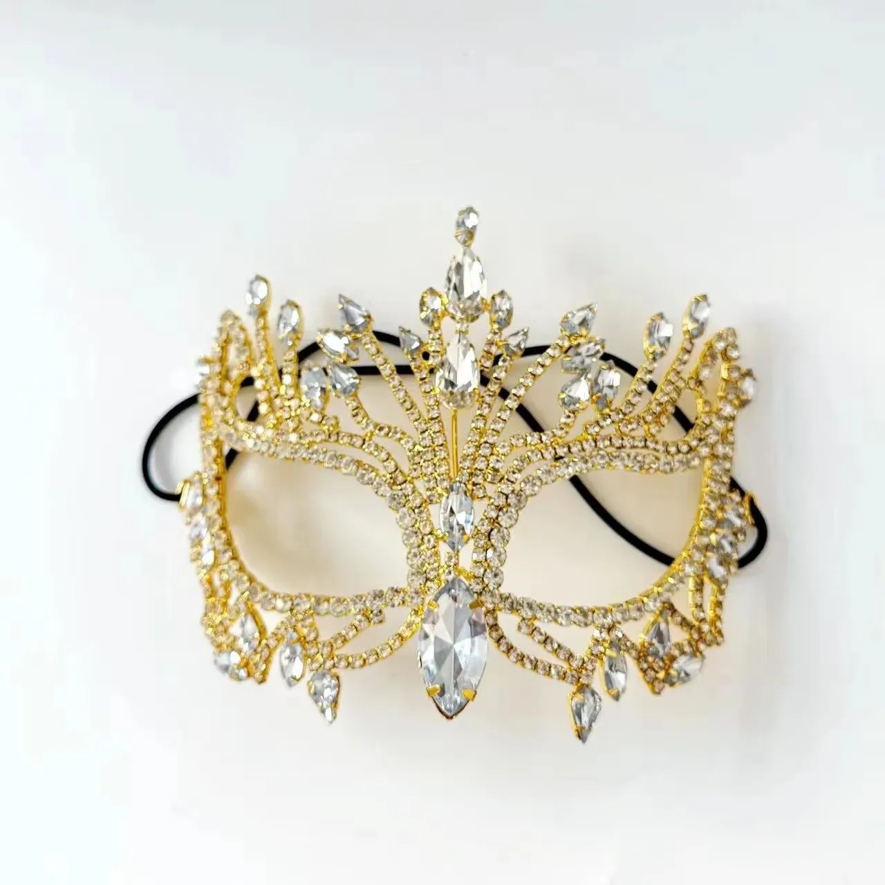 새로운 패션 럭셔리 반짝 이는 라인 석 마스크 여성 메 - Luxury Skincare Accessories 리뷰 및 가격