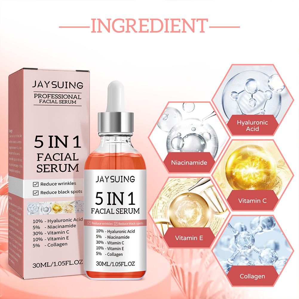 5 in 1 페이스 세럼 비타민 C 보습 미백 주름 개 - Exosome Serum Ampoule 리뷰 및 가격