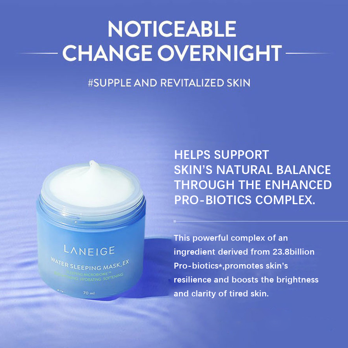 라네즈 워터 슬리핑 마스크 70ml, 오버나이트 수분  - Luxury Skincare Treatments 리뷰 및 가격