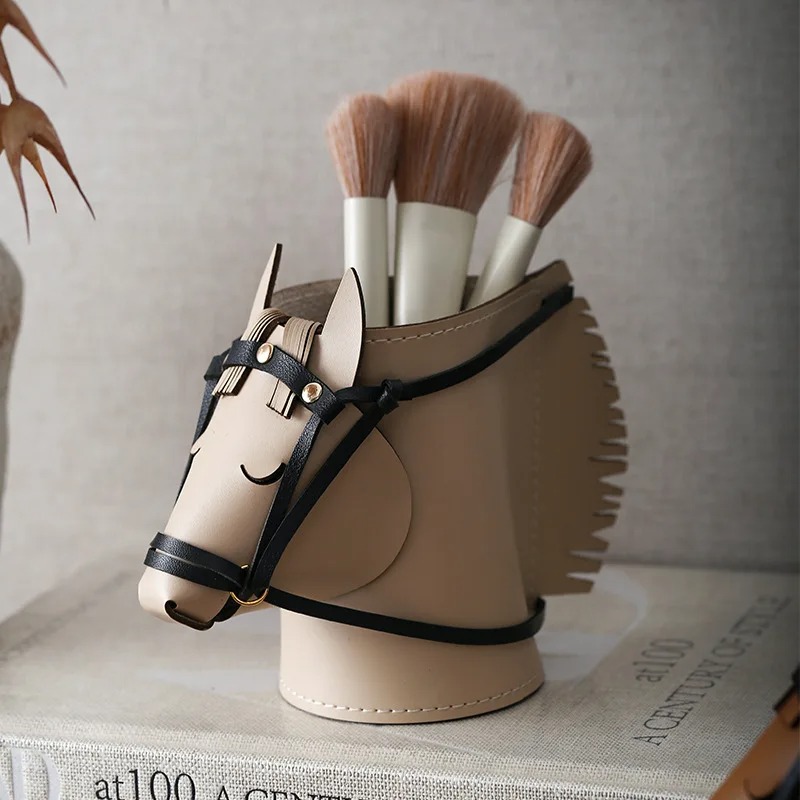 고급 가죽 말머리 모양 수납함 – 거실이나 서재를 위한 - Luxury Skincare Accessories 리뷰 및 가격