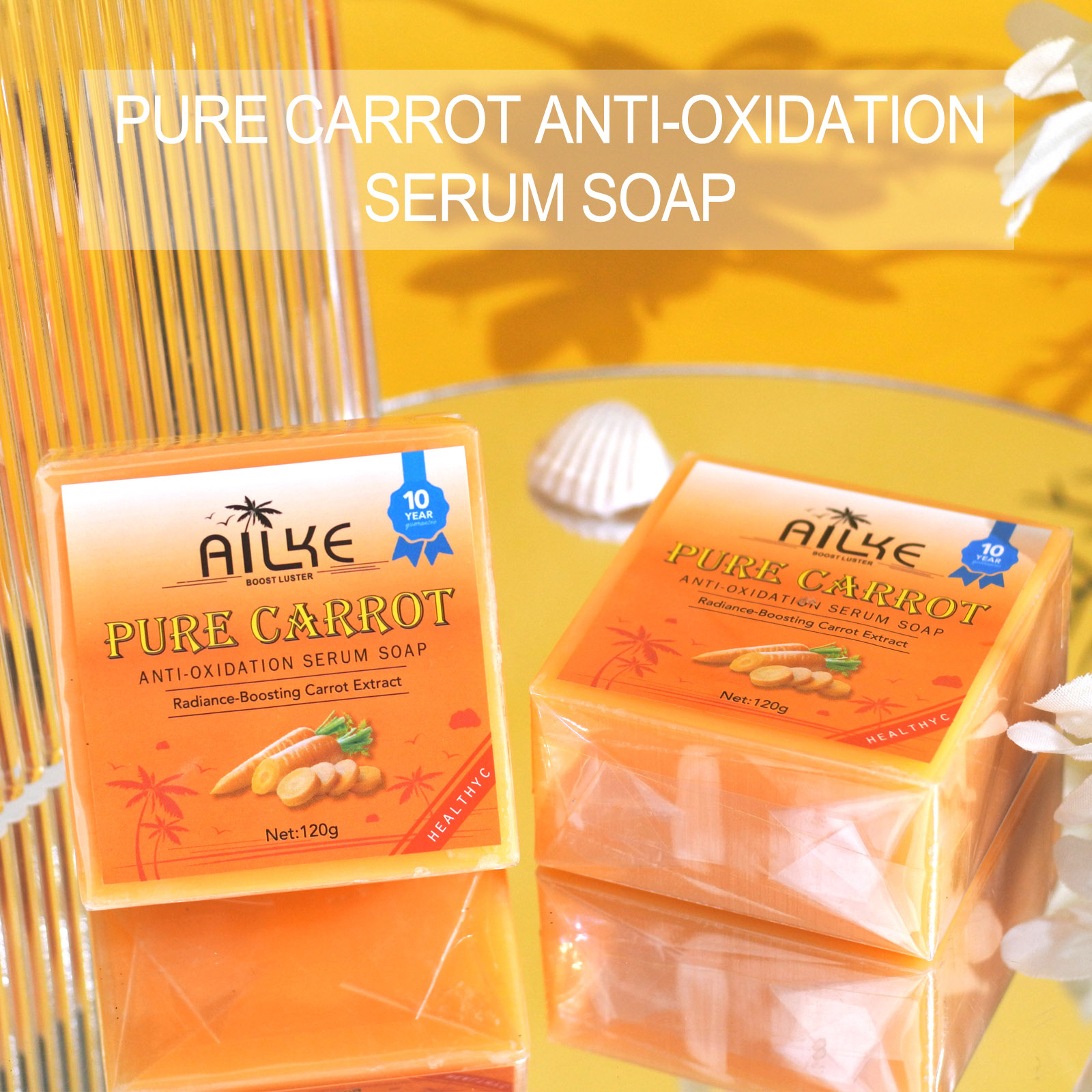 AILKE 순수 당근 항산화 세럼 비누, 미백, 깨끗한 - Exosome Serum Ampoule 리뷰 및 가격