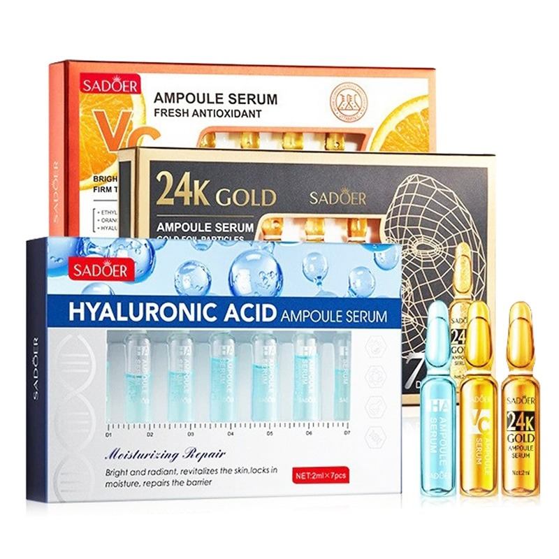 7pcs/Kit SADOER 앰플 비타민 C 24K 골 - Exosome Serum Ampoule 리뷰 및 가격