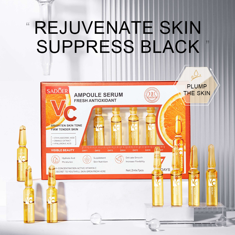 7pcs/Kit SADOER 앰플 비타민 C 24K 골 - Exosome Serum Ampoule 리뷰 및 가격